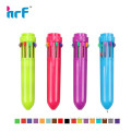 2015 mini fat 10 color ballpoint pen for school